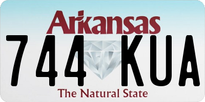 AR license plate 744KUA