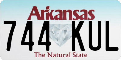 AR license plate 744KUL