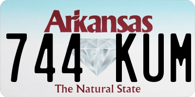 AR license plate 744KUM