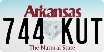 AR license plate 744KUT