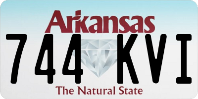 AR license plate 744KVI