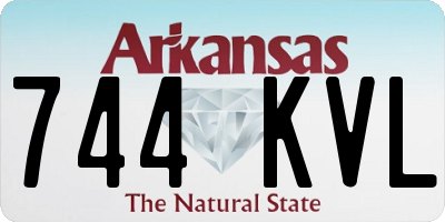 AR license plate 744KVL
