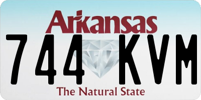 AR license plate 744KVM