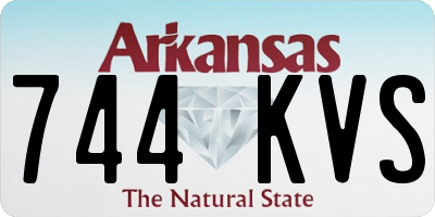 AR license plate 744KVS