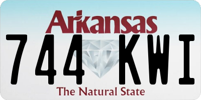 AR license plate 744KWI