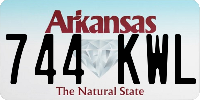 AR license plate 744KWL