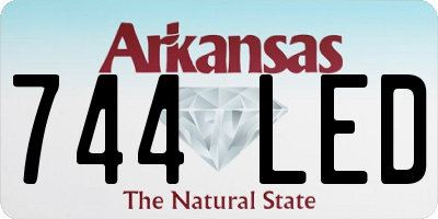 AR license plate 744LED