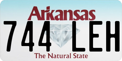 AR license plate 744LEH