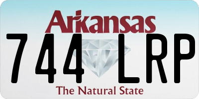 AR license plate 744LRP