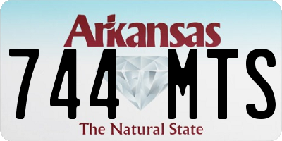 AR license plate 744MTS