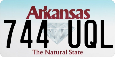 AR license plate 744UQL