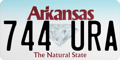 AR license plate 744URA