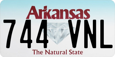 AR license plate 744VNL