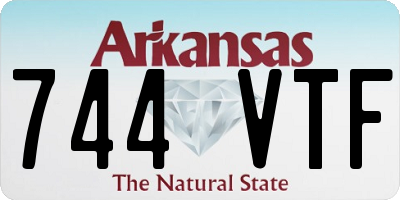 AR license plate 744VTF