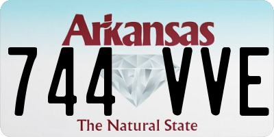 AR license plate 744VVE