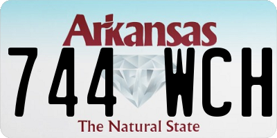 AR license plate 744WCH