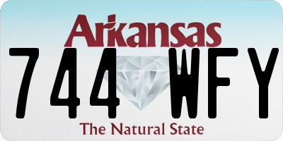 AR license plate 744WFY