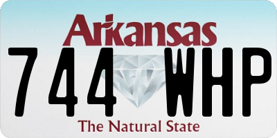 AR license plate 744WHP