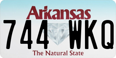 AR license plate 744WKQ