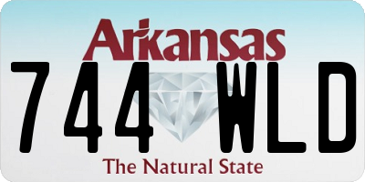 AR license plate 744WLD