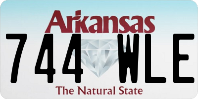 AR license plate 744WLE