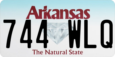 AR license plate 744WLQ