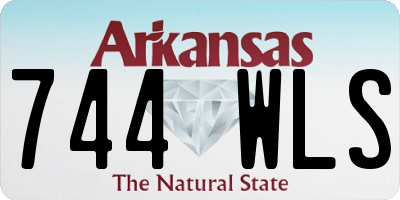 AR license plate 744WLS