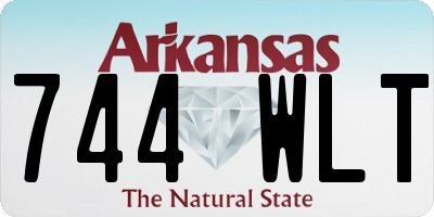 AR license plate 744WLT