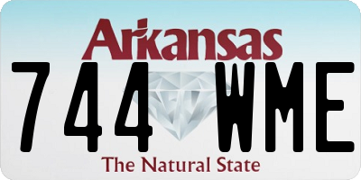 AR license plate 744WME
