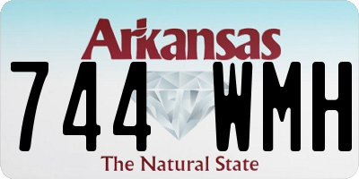 AR license plate 744WMH