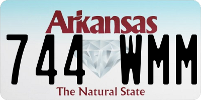 AR license plate 744WMM