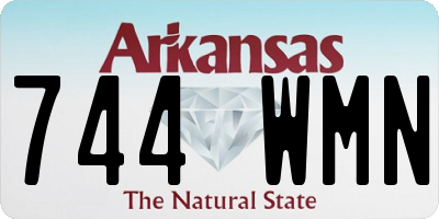 AR license plate 744WMN