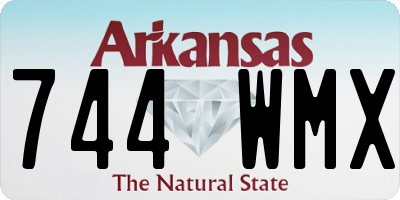 AR license plate 744WMX