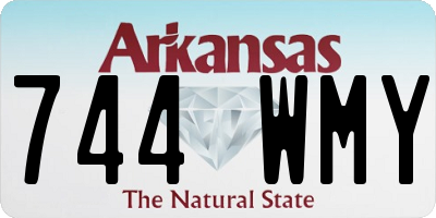 AR license plate 744WMY