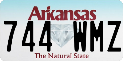 AR license plate 744WMZ