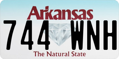 AR license plate 744WNH