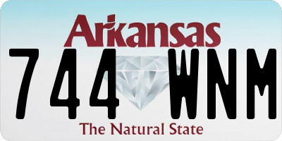 AR license plate 744WNM