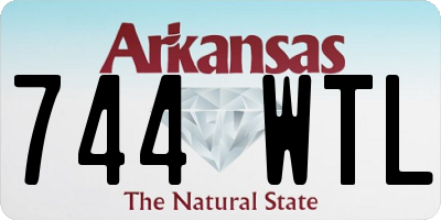 AR license plate 744WTL