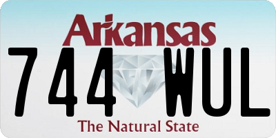 AR license plate 744WUL