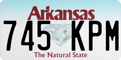 AR license plate 745KPM