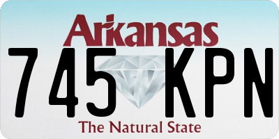 AR license plate 745KPN