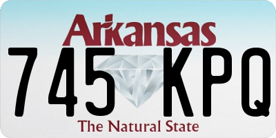 AR license plate 745KPQ