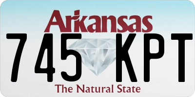 AR license plate 745KPT