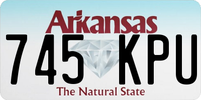 AR license plate 745KPU