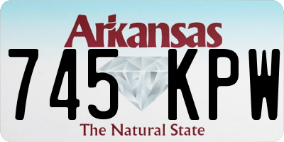 AR license plate 745KPW