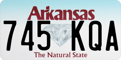AR license plate 745KQA