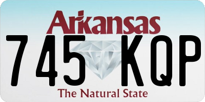 AR license plate 745KQP