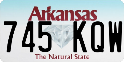 AR license plate 745KQW