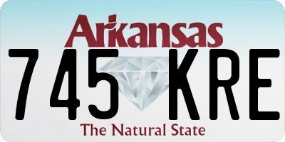 AR license plate 745KRE
