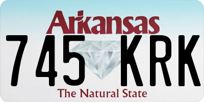 AR license plate 745KRK